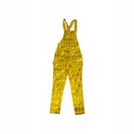Spodnie damskie - Żółte ogrodniczki długie ramiączka BIRDS OF PREY M - miniaturka - grafika 1