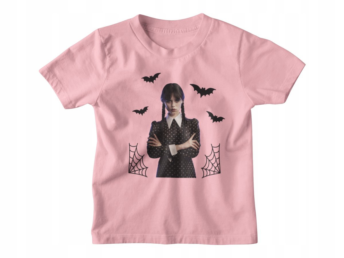 WEDNESDAY ADDAMS KOSZULKA DZIECIĘCA DZIECKA 140