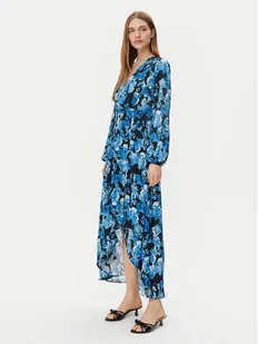 Morgan Sukienka koszulowa 251-RAMIE.F Niebieski Loose Fit - Sukienki - miniaturka - grafika 1