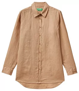 United Colors of Benetton Koszula damska, Beżowy 193, M - Koszule damskie - miniaturka - grafika 1