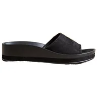 Klapki i japonki damskie - Casualowe Klapki VINCEZA czarne - Vinceza - miniaturka - grafika 1