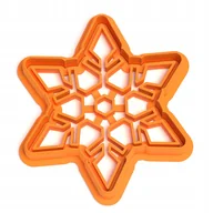 Formy do ciast - Foremka ciastek Śnieżynka 11 Śnieg Zima Wykrawacz - miniaturka - grafika 1