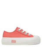 Buty dla dziewczynek - Lee Trampki ISLA C LOW JR 50251058.73G Koralowy - miniaturka - grafika 1