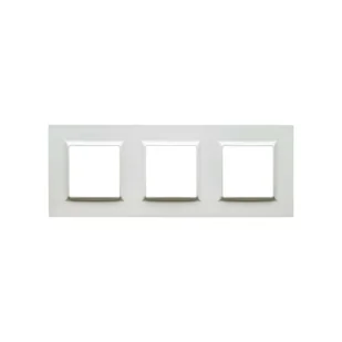 Polmark Ramka potrójna Laura biała - Klawisze i ramki Polmark Ramka potrójna Laura biała - Klawisze i ramki - miniaturka - grafika 1