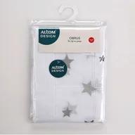 Obrusy i serwetki - Obrus biały 80 x 80 cm srebrne gwiazdki - miniaturka - grafika 1