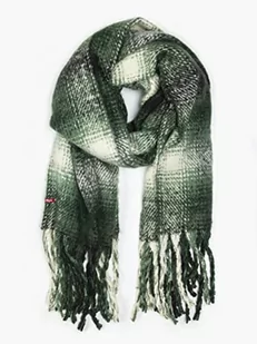 LEVIS FOOTWEAR AND AKCESORIES Pled Szalik Wrap, Medium Zielony, Jeden rozmiar Kobiety - Apaszki i szaliki damskie - miniaturka - grafika 1