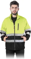 Odzież robocza - BLUZA OCHRONNA Z POLARU REIS POLSTRIP; ŻÓŁTO-CZARNY (M) - miniaturka - grafika 1