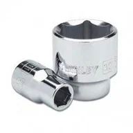 Klucze i nasadki - Nasadka 22mm 1/2" 6-kątna  krótka cv Stanley - miniaturka - grafika 1