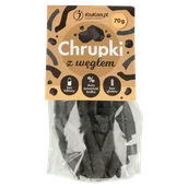 Inne słodycze - Chrupki z węglem 70g - miniaturka - grafika 1
