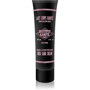 Institut Karité Paris Black Leather Shea Hand Cream ochronny krem do rąk 30 ml - Kremy i maski do rąk - miniaturka - grafika 1