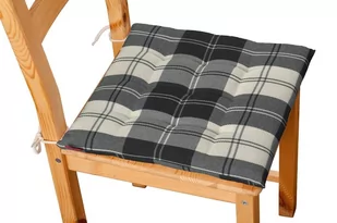 Dekoria Siedzisko Karol na krzesło krata czarno-biała 40 × 40 × 3,5 cm Edinburgh 200-115-74 - Meble modułowe i akcesoria - miniaturka - grafika 1