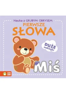Zielona Sowa Nauka z grubym obrysem. Pierwsze słowa praca zbiorowa - Edukacja przedszkolna - miniaturka - grafika 2