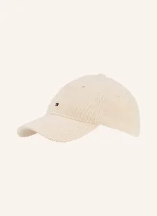 Tommy Hilfiger Czapka Ze Sztruksu beige - Czapki damskie - miniaturka - grafika 1