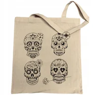 Torby i wózki na zakupy - Torba na zakupy nadruk Czaszka Czaszki - miniaturka - grafika 1