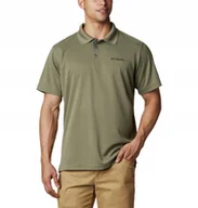 Koszulki męskie - Koszulka męska Columbia Utilizer Polo - Stone Green XL - miniaturka - grafika 1