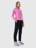 Buty trekkingowe damskie - 4F Wysokie buty trekkingowe SPEED HIKER z membraną damskie - szare 41 - miniaturka - grafika 1