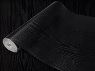 Tapety - Samoprzylepna Okleina Meblowa Drewno Czarne Na Komodę Meble Regał 45x240 - miniaturka - grafika 1