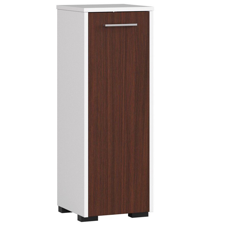 Szafka łazienkowa wolnostojąca: jedne drzwiczki, dwie półki, kolor: biały wenge, wymiary mebla: szer: 30 cm, wys: 82 cm, gł: 30 cm