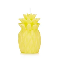Świece - Świeca dekoracyjna ANANAS 12 cm kolor ŻÓŁTY - miniaturka - grafika 1