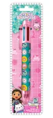 Długopisy - Długopis Gabby's Dollhouse 6 kolorów GD00027 - Kids Euroswan - miniaturka - grafika 1