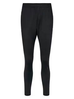 Spodnie sportowe damskie - Hummel Spodnie dresowe "Bending" w kolorze czarnym - grafika 1