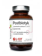 Witaminy i minerały - Kenay, Postbiotyk Lactobacillus Plantarum L-137, 60 Kaps. - miniaturka - grafika 1