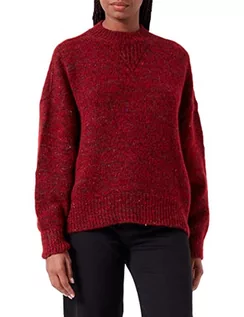 Swetry damskie - BOSS Damski sweter z dzianiny w kolorze jasnoczerwonym, M (DE) - grafika 1