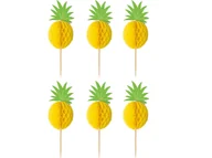 Ciasta i półprodukty do ciast - Pikery koktajlowe Ananasy - 14 cm - 10 szt. - miniaturka - grafika 1