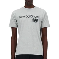 Koszulki męskie - Koszulka New Balance MT41905AG - szara - miniaturka - grafika 1
