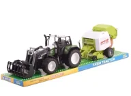 Samochody i pojazdy dla dzieci - Traktor z łyżką i balownicą - TOYS Paweł Wojda - miniaturka - grafika 1