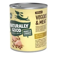 Mokra karma dla psów - Naturally Good Veggies & Meat 6 x 800 g Soczewica i kurczak 12x800 g - miniaturka - grafika 1