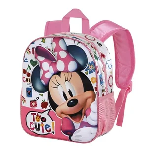 Myszka Minnie Too Cute -Mały Plecak 3D, Różowy, 26 x 31 cm, Pojemność 8,5 L - Plecaki - miniaturka - grafika 1