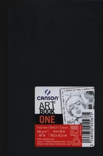 Canson SZKICOWNIK ART BOOK ONE 10,5x14,8CM 100G 100ARK 200005567 - Podobrazia, bloki, papiery - miniaturka - grafika 2