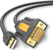 Kable USB - Kabel USB Ugreen USB-A - RS-232 1 m Szary 20210 - miniaturka - grafika 1