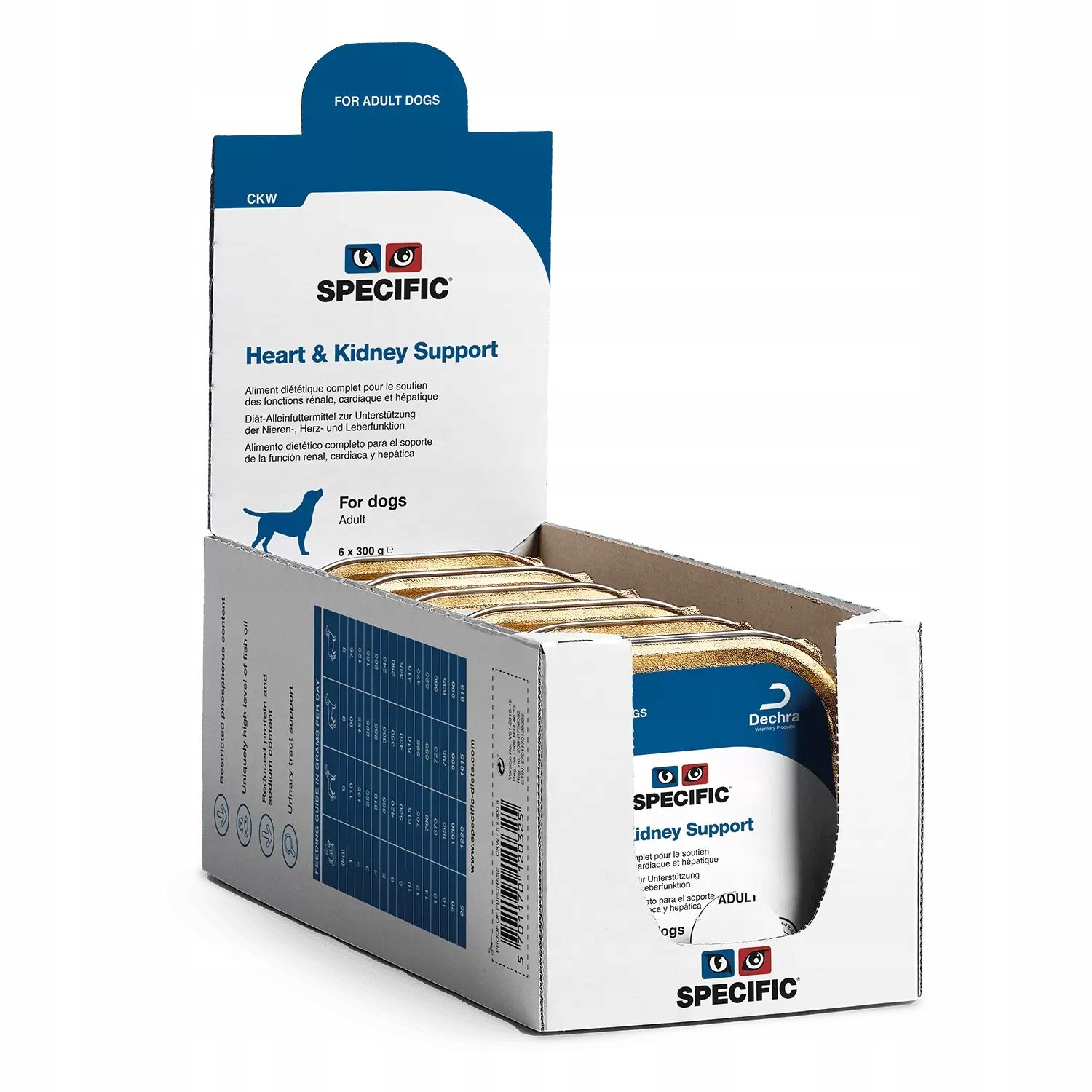 SPECIFIC CKW Heart & Kidney Support 6x0,3 kg