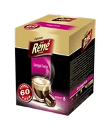 Kawa w kapsułkach i saszetkach - Rene Lungo Forte kapsułki do Nespresso - 60 kapsułek - miniaturka - grafika 1