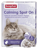 Suplementy i witaminy dla psów - Beaphar No Stress Spot On krople uspokajające dla kota 3x0.4ml 15258-uniw - miniaturka - grafika 1