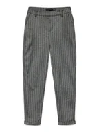Spodnie damskie - Vero Moda Chinosy Maya 10331952 Szary Tapered Fit - miniaturka - grafika 1