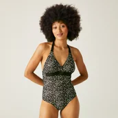 Stroje kąpielowe - Regatta Kostium kąpielowy damski Flavia II Czarny, Rozmiar: 38 - miniaturka - grafika 1