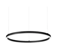 Lampy sufitowe - Ideal Lux - LED Żyrandol ściemnialny na lince ORACLE S LED/42W/230V 4000K śr. 90 cm czarny - miniaturka - grafika 1