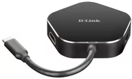 Kable komputerowe i do monitorów - Wieloportowa przejściówka USB-C - HDMI D-LINK DUB-M420 - miniaturka - grafika 1