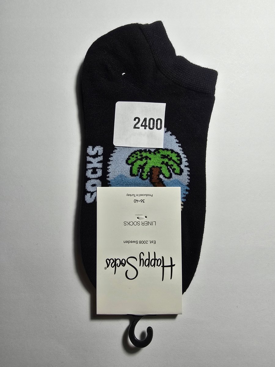 Kolorowe skarpety Happy Socks stopki unisex rozmiar 36-40 (2400)