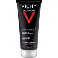Kosmetyki do kąpieli - Vichy Homme Hydra Mag C żel pod prysznic 200ml - miniaturka - grafika 1