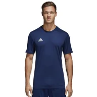 Koszulki sportowe męskie - Adidas, Koszulka męska, Core 18 JSY CV3450, granatowy, rozmiar S - miniaturka - grafika 1