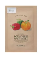 Maseczki do twarzy - SKINFOOD Paprika Sous Vide Mask Sheet intensywnie nawilżająca maseczka w płachcie 18g - miniaturka - grafika 1