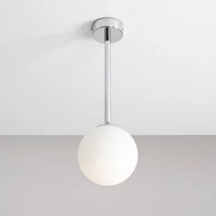 Aldex Lampa sufitowa PINNE SHORT CHROME 1080PL_G4_S, chrom/biały, 1x40W E14 1080PL_G4_S - Lampy sufitowe - miniaturka - grafika 1