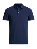 Koszulki męskie - Jack & Jones Koszulka polo w kolorze granatowym - miniaturka - grafika 1