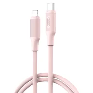 Kable USB - XO kabel NB-Q265A PD USB-C - Lightning 1,0m 27W różowy - miniaturka - grafika 1