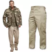 Odzież taktyczna i umundurowanie - Spodnie Brandit BDU US Ranger Khaki - miniaturka - grafika 1