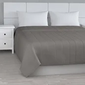 Narzuty - Dekoria Narzuta pikowana w pasy grafit szer.260 × dł.210 cm Edinburgh 500-115-77 - miniaturka - grafika 1